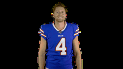 Go Bills Player Pointing GIF