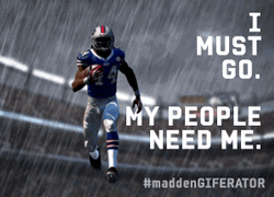 Go Bills Raining 3D GIF