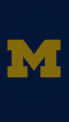 Go Blue Michigan Horn GIF
