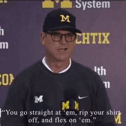 Go Blue Michigan Interview GIF