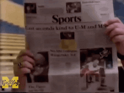 Go Blue Michigan Thumbs Up GIF