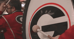 Go Dawgs Bass Drum GIF