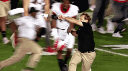 Go Dawgs Cheering Coach GIF