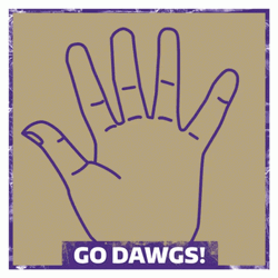 Go Dawgs Finger Sign GIF