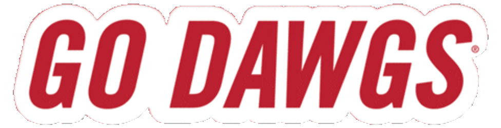 Go Dawgs Text Animation GIF