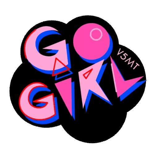 Go Girl Logo Sticker