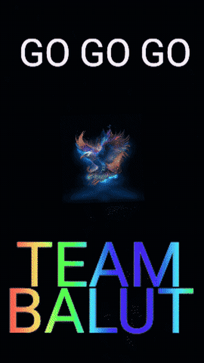 Go Go Go Team Balut Poster With Eagle GIF