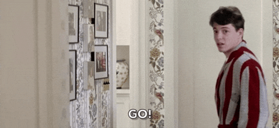 Go Go Shoo Leave GIF