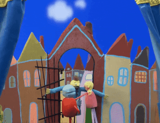 Go Inside House Monster Eating GIF