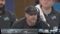 Go Lions Coach Stand Clapping GIF