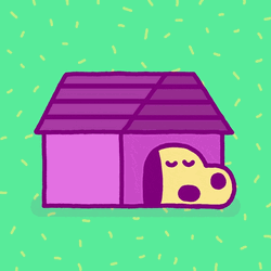 Go Night Night Animated Dog GIF