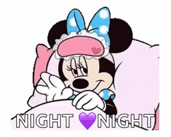 Go Night Night Minnie Mouse GIF