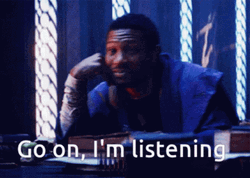 Go On Im Listening Jonathan Majors GIF