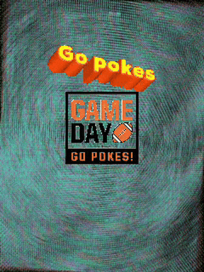 Go Pokes Game Day Poster GIF