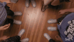 Go Team Hayley Leblanc Hands In Everyone GIF
