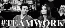 Go Team Team Work Ted Robin High Five GIF