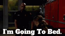 Go To Bed Officer GIF