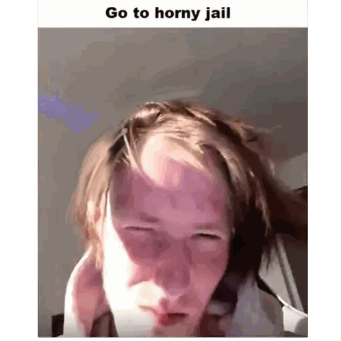 Go To Horny Jail Sticker