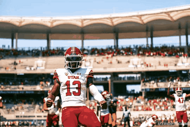 Go Utes Hyper Athlete Chest Pump GIF