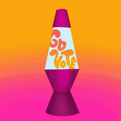 Go Vote Logo In Lava Lamp GIF