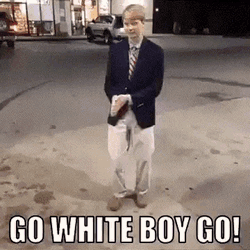 Go White Boy Go Boy GIF