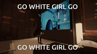 Go White Girl Go Screen GIF