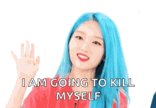 Go Won Loona Kill Myself Meme GIF
