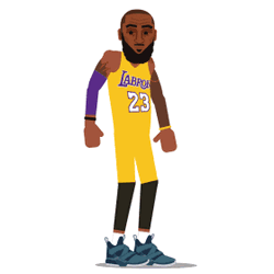 Goat James Feet Dance Hitting Chest GIF