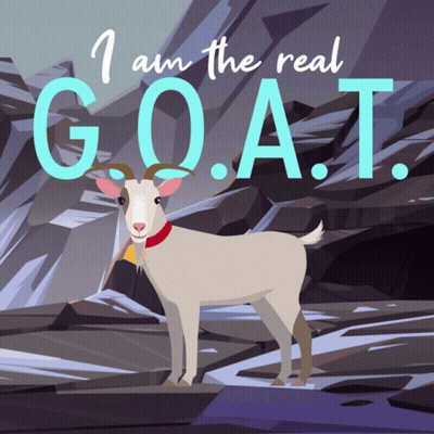 Goat Saying I Am The Real Goat GIF