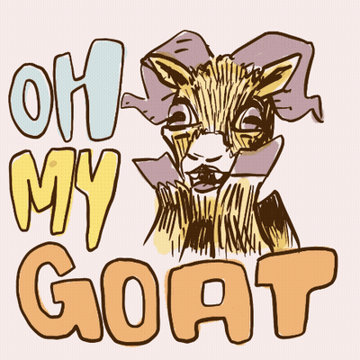 Goat Saying Oh My Goat GIF