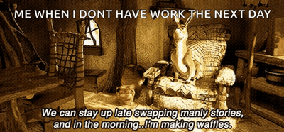 Goat Sitting In Chair When No Work Next Day GIF