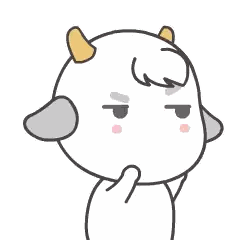 Goat With Horns Making Funny Face Sticker