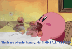 Gobble Gimme All The Food GIF