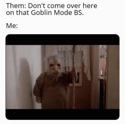 Goblin Holding Stick Them : Don 'T Come Over Here GIF