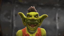 Goblin Shark Evil Laugh With Fire Effect GIF | GIFDB.com