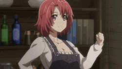 Goblin Slayer Cow Girl Fist Pump GIF