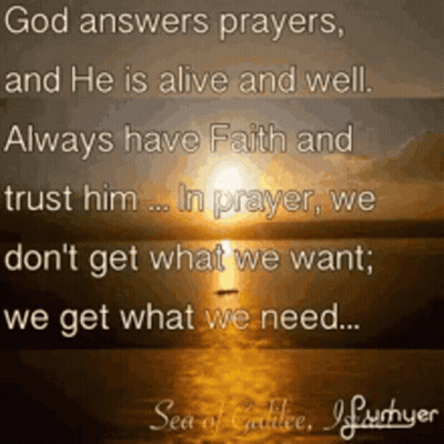 God Answers Prayers Faith Trust GIF