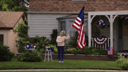 God Bless America Home Flag Waving GIF