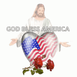 God Bless America Jesus Christ Background GIF