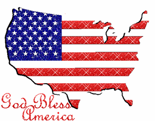 God Bless America Map Of America GIF