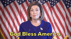 God Bless America Nancy Pelosi Speech GIF