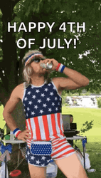 God Bless Happy 4Th America GIF