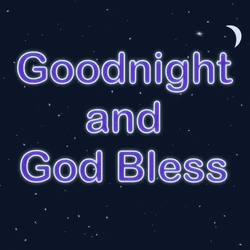 God Bless You Good Night Greeting GIF