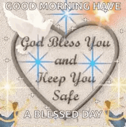 God Bless You Keep Safe Greeting GIF