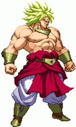 God Broly Pixel Art GIF