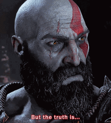 God Of War Kratos About To Say The Truth
