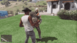 God Of War Kratos Featuring In GTA GIF