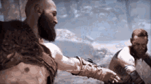 God Of War Stranger Baldur Punched Kratos