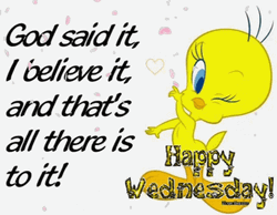 God Said Believe It Happy Blessed Wednesday GIF
