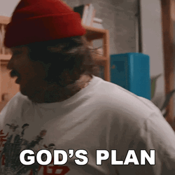 Gods Plan Guy Wearing Beanie GIF